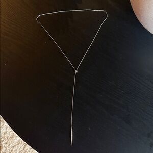 Silpada Sleek Silver Drop Necklace